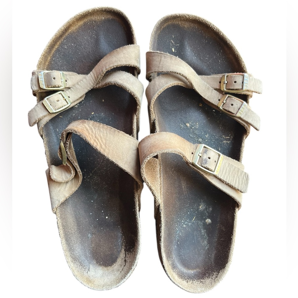 Birkenstock Women's Franca Sandals Size 41 Brown